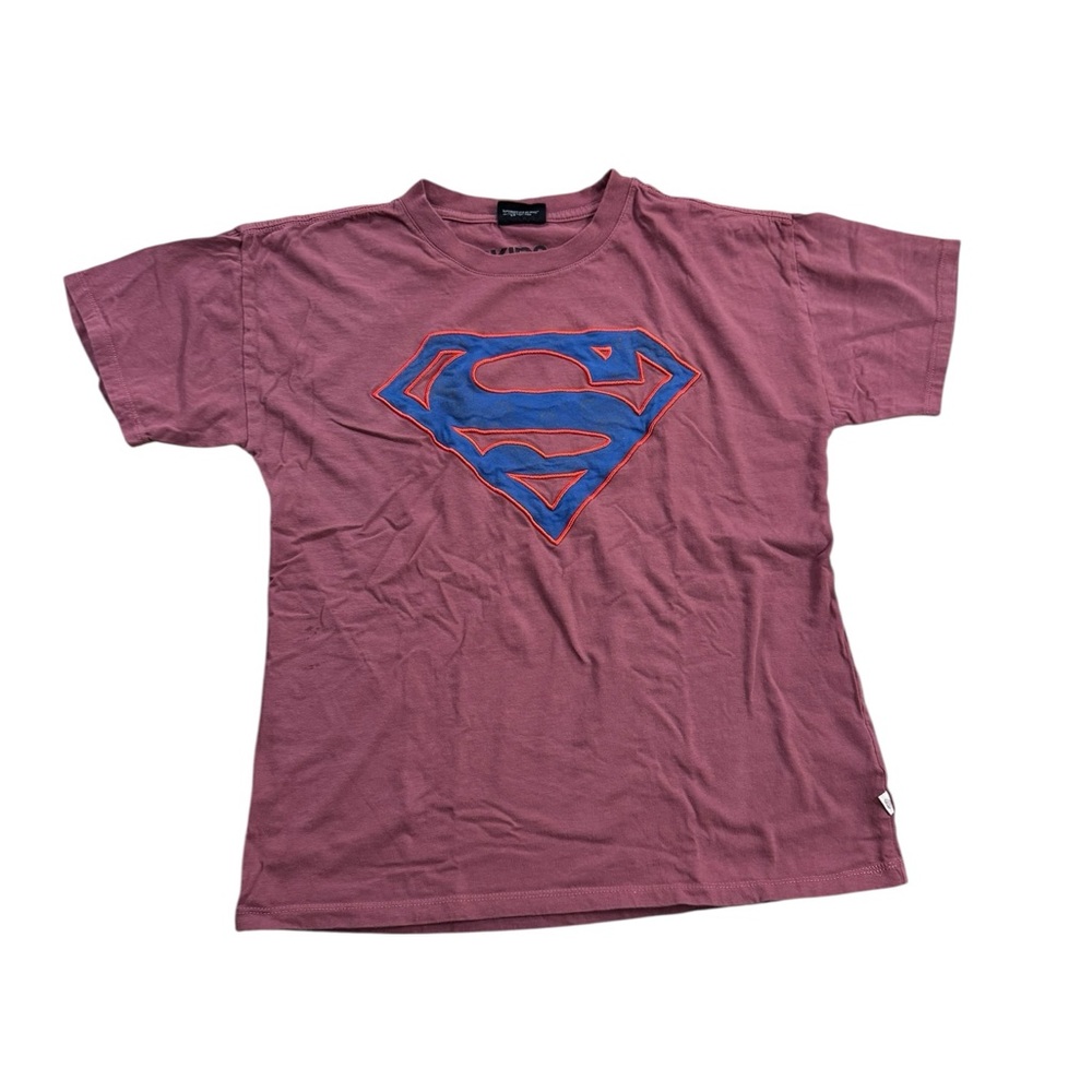 Cotton On | DC Superman Superhero Comics Size 13-14 Boys Kids Collab Pink Tee